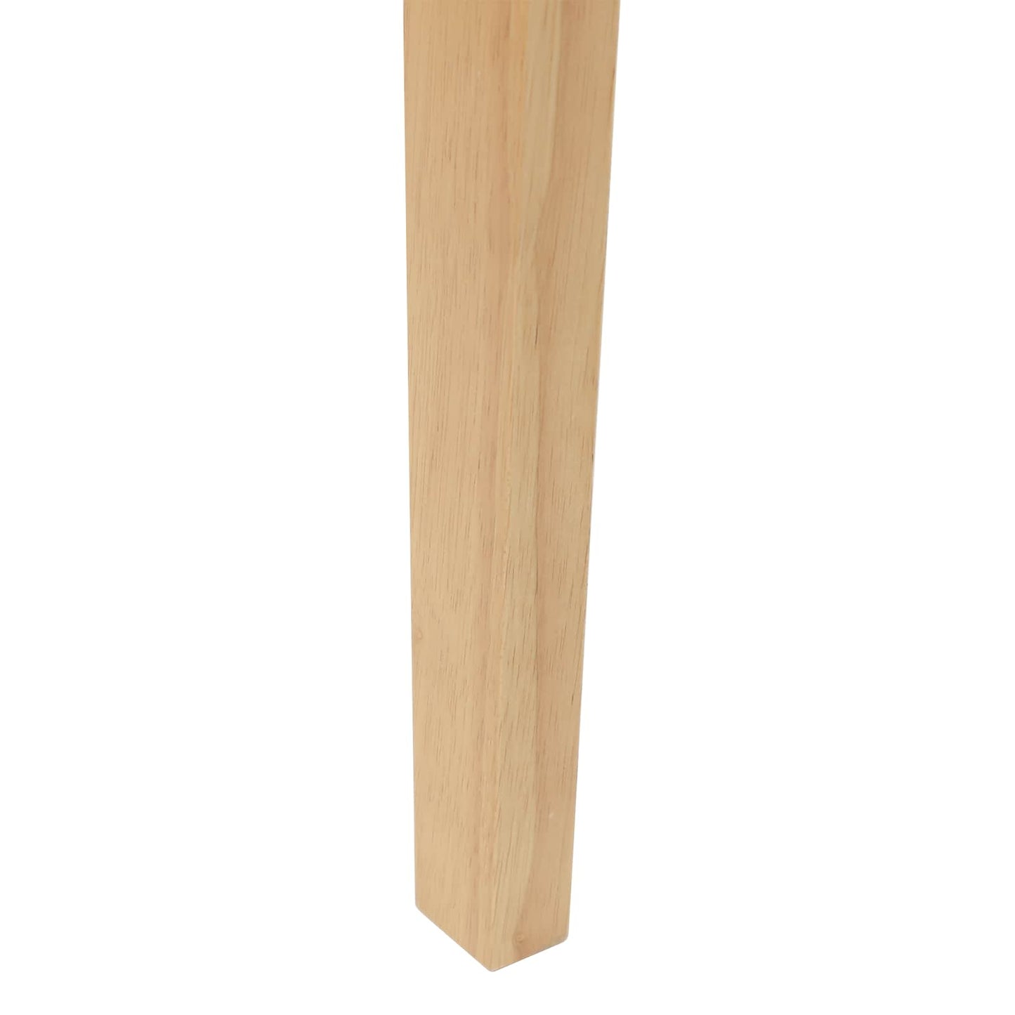 Spisestole 2 pcs Naturfarvet 42 x 47,5 x 81 cm Massiv Gummitræ