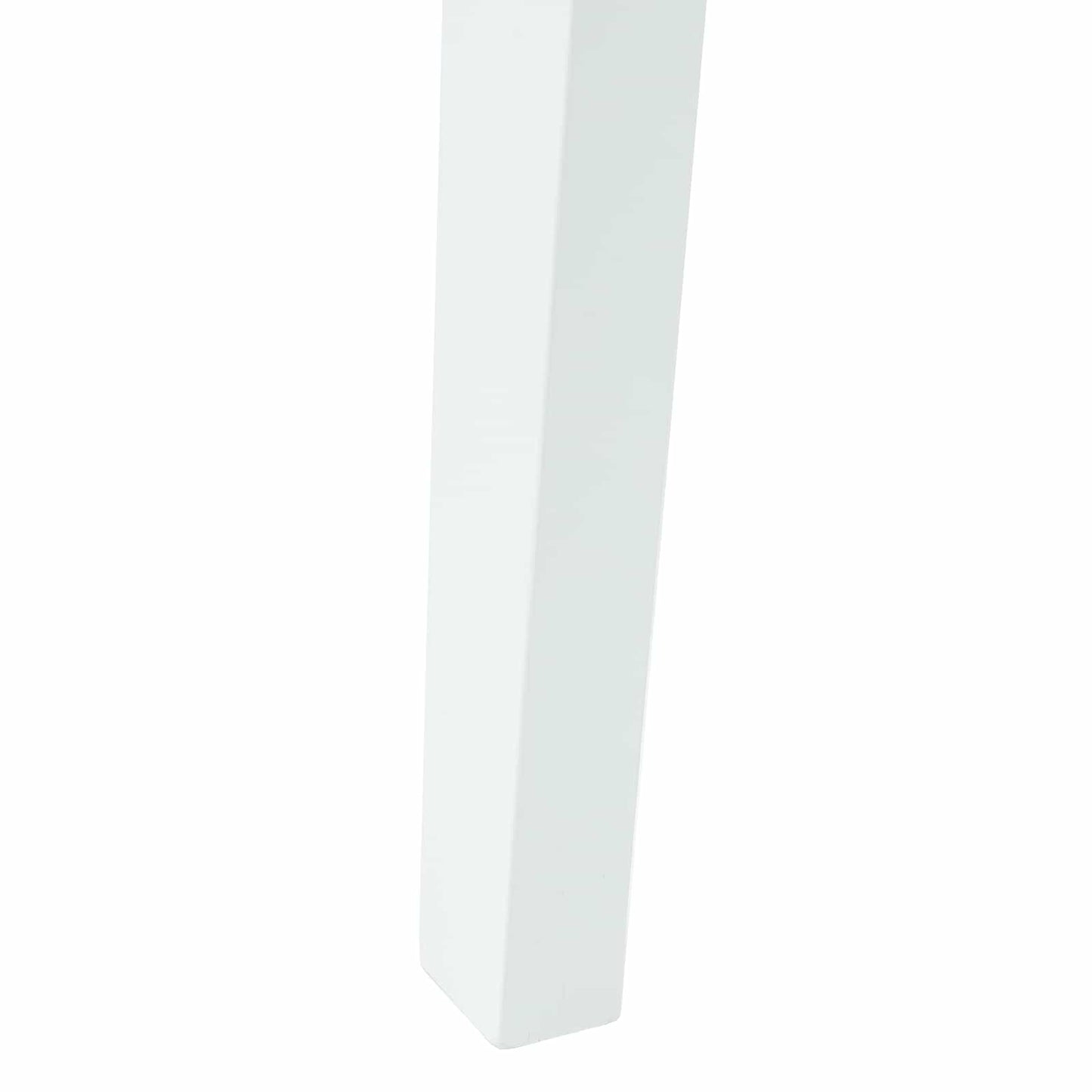 Spisestole 2 pcs Hvid 42 x 47,5 x 81 cm Massiv Gummitræ