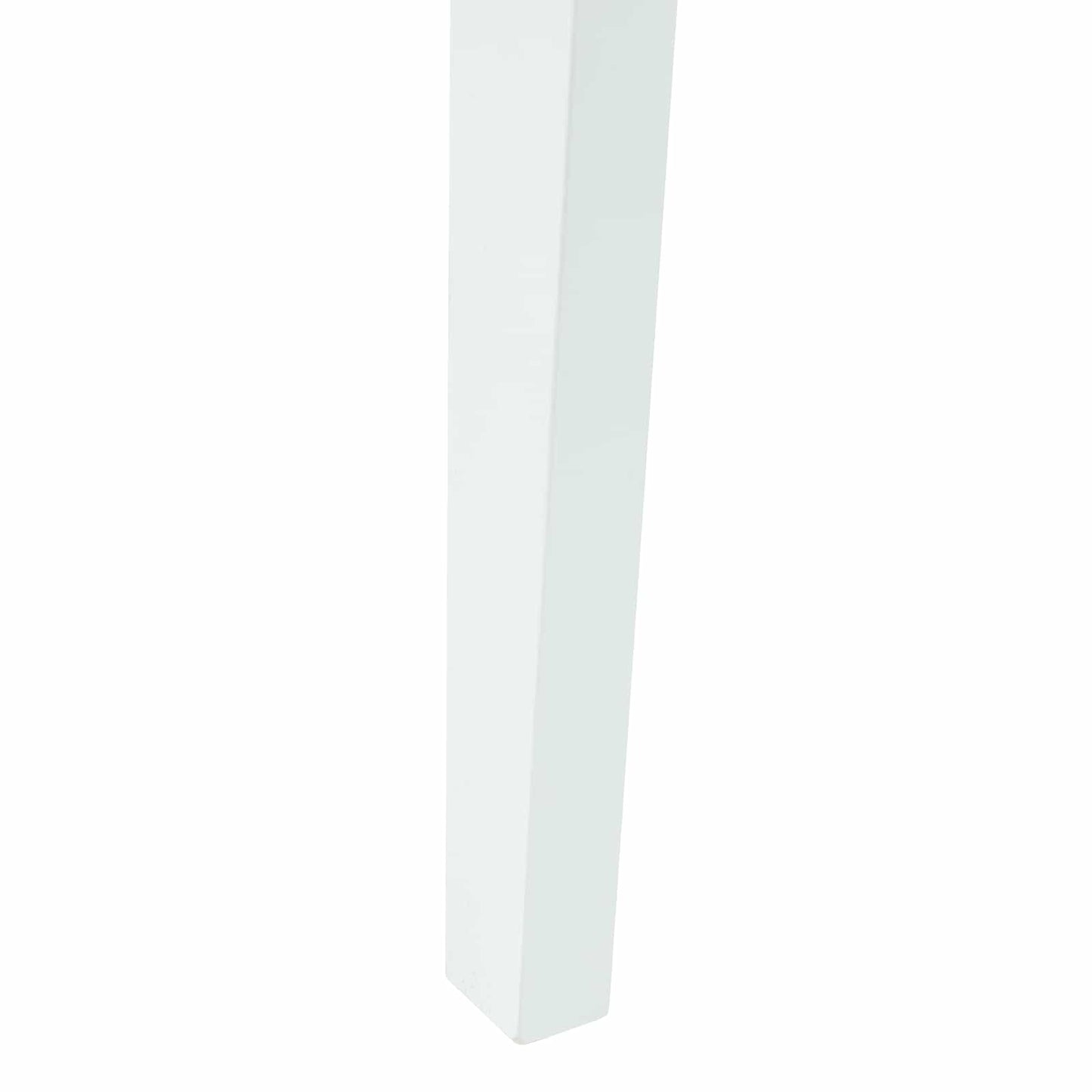 Spisestole 2 pcs Hvid 42 x 47,5 x 81 cm Massiv Gummitræ