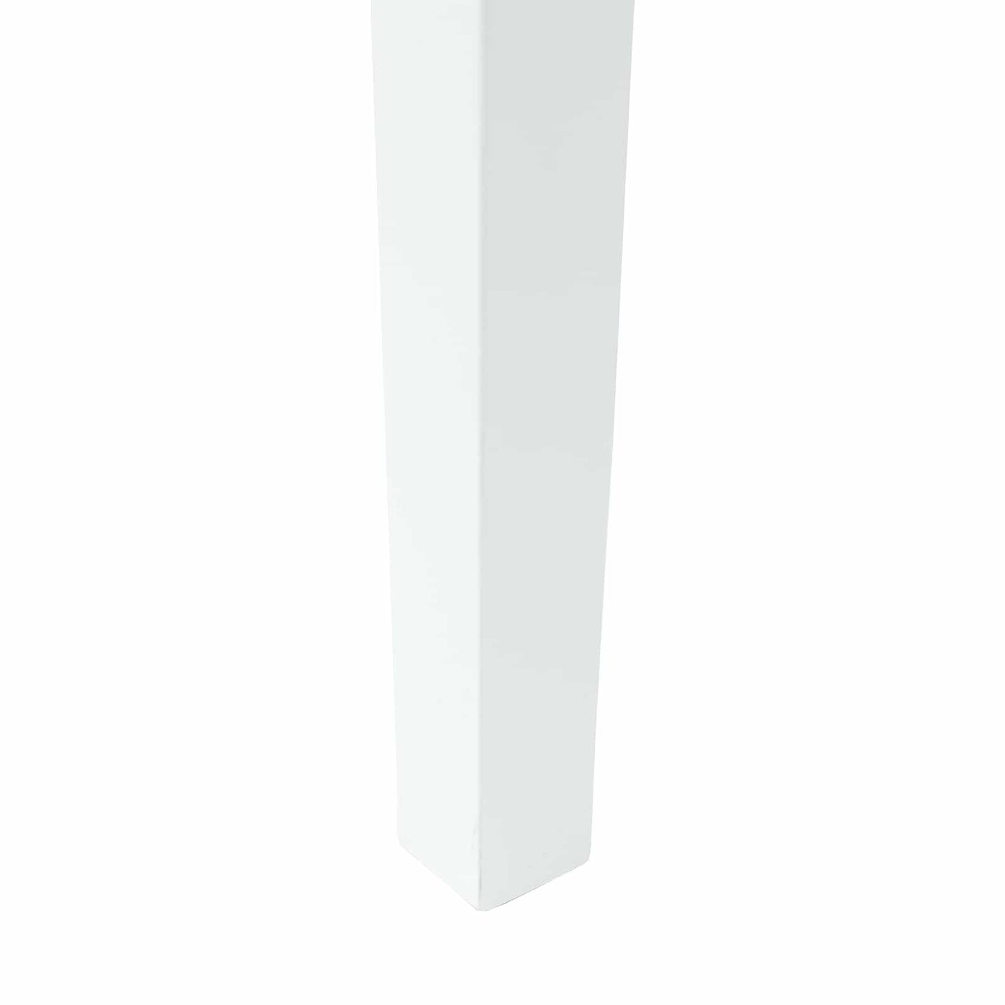 Spisestole 2 pcs Hvid 50 x 52,5 x 91 cm Massiv Gummitræ