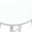 Spisestole 2 pcs Hvid 46 x 37 x 63 cm Massiv Gummitræ