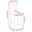 Spisestole 2 pcs Lys Brun 40 x 47,5 x 99,5 cm Massiv Gummitræ