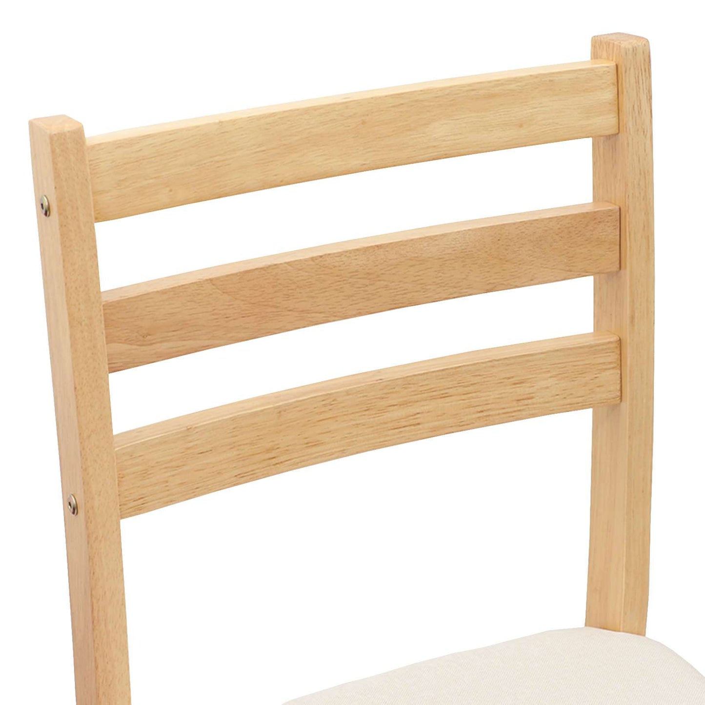 Spisestole 2 pcs Naturfarvet 40 x 47,5 x 99,5 cm