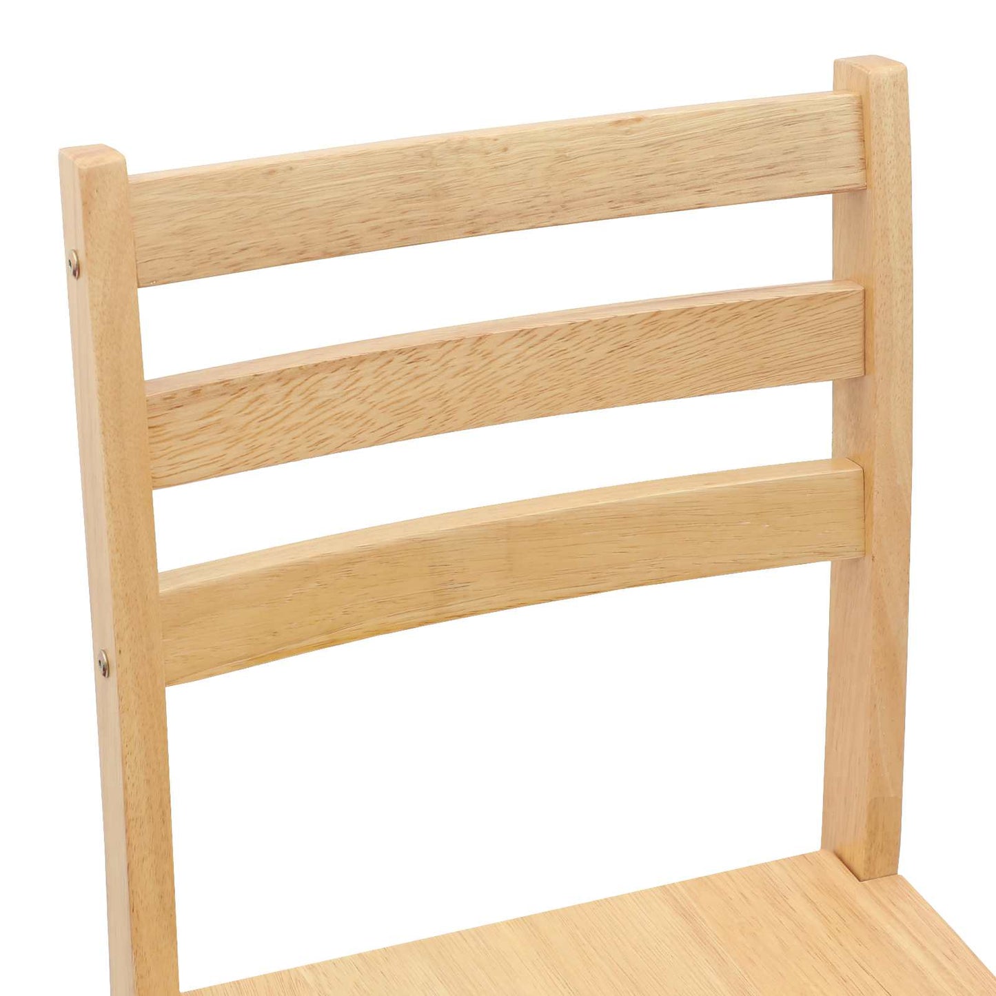 Spisestole 2 pcs Naturfarvet 40 x 47,5 x 99,5 cm