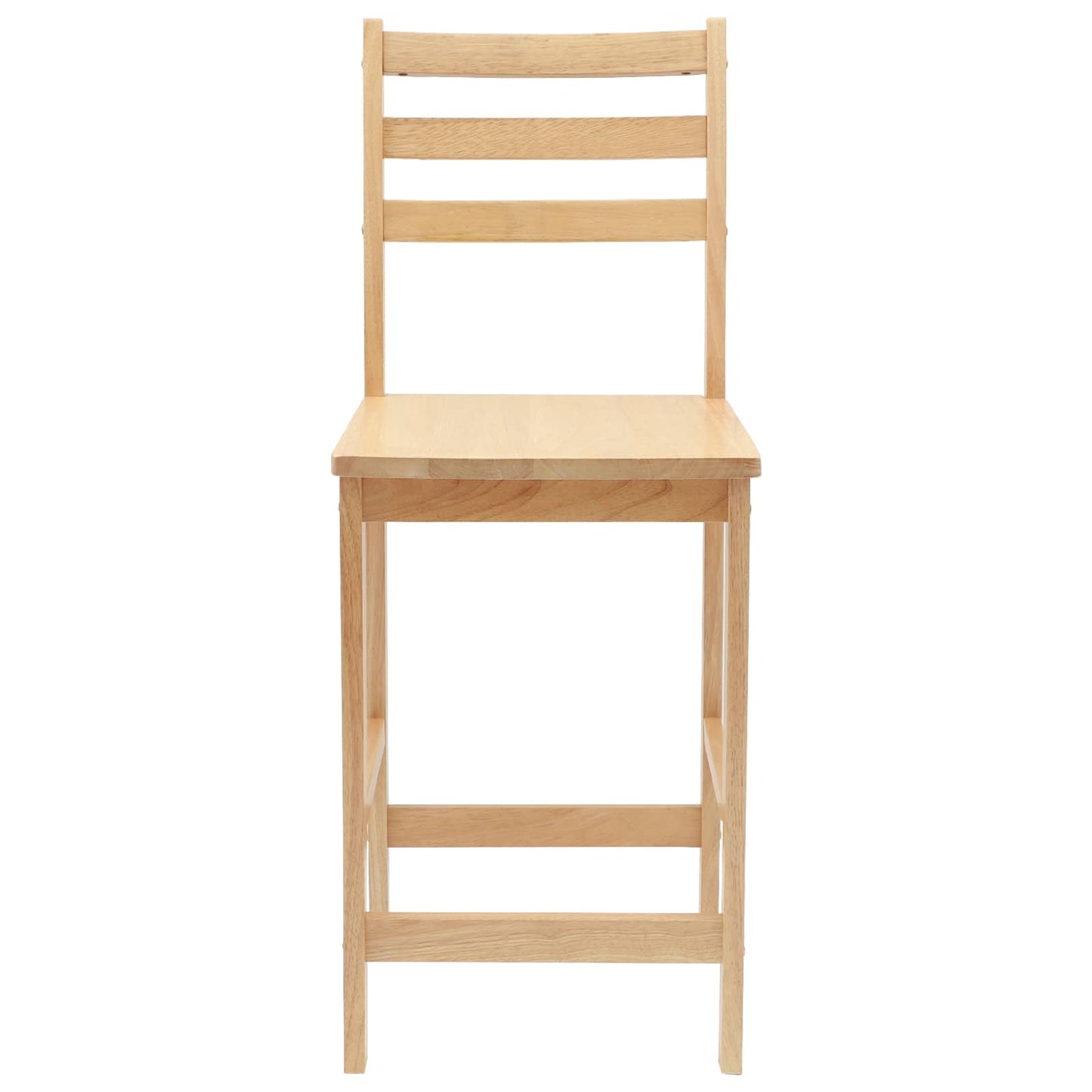 Spisestole 2 pcs Naturfarvet 40 x 47,5 x 99,5 cm