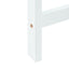 Spisestole 2 pcs Hvid 40 x 47,5 x 99,5 cm Massiv Gummitræ