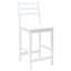 Spisestole 2 pcs Hvid 40 x 47,5 x 99,5 cm Massiv Gummitræ