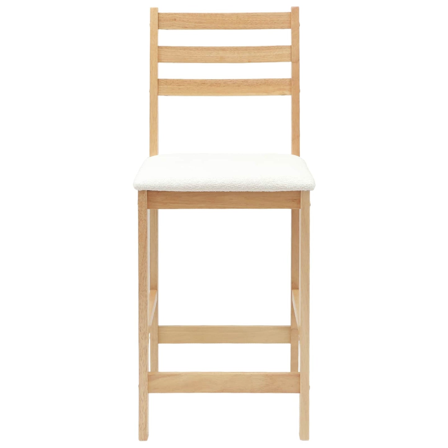 Spisestole 2 pcs Naturfarvet 40 x 47,5 x 99,5 cm