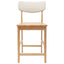 Spisestole 2 pcs Naturfarvet 48 x 49 x 95 cm Massiv Gummitræ