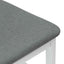 Spisestole 2 pcs Hvid 48 x 49 x 95 cm Massiv Gummitræ