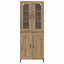 Highboard Artisan Egetræ 69,5 x 34 x 180 cm Konstrueret træ