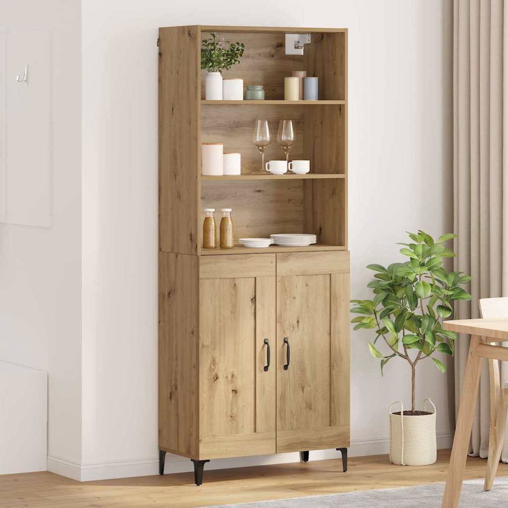 Highboard 2 pcs artisan eg 69,5 x 34 x 180 cm Konstrueret træ