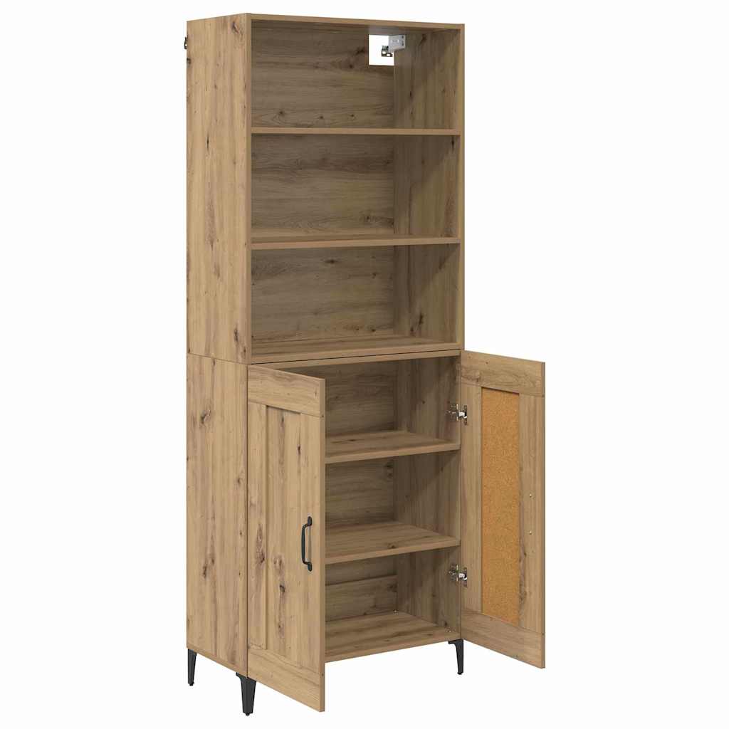 Highboard 2 pcs artisan eg 69,5 x 34 x 180 cm Konstrueret træ