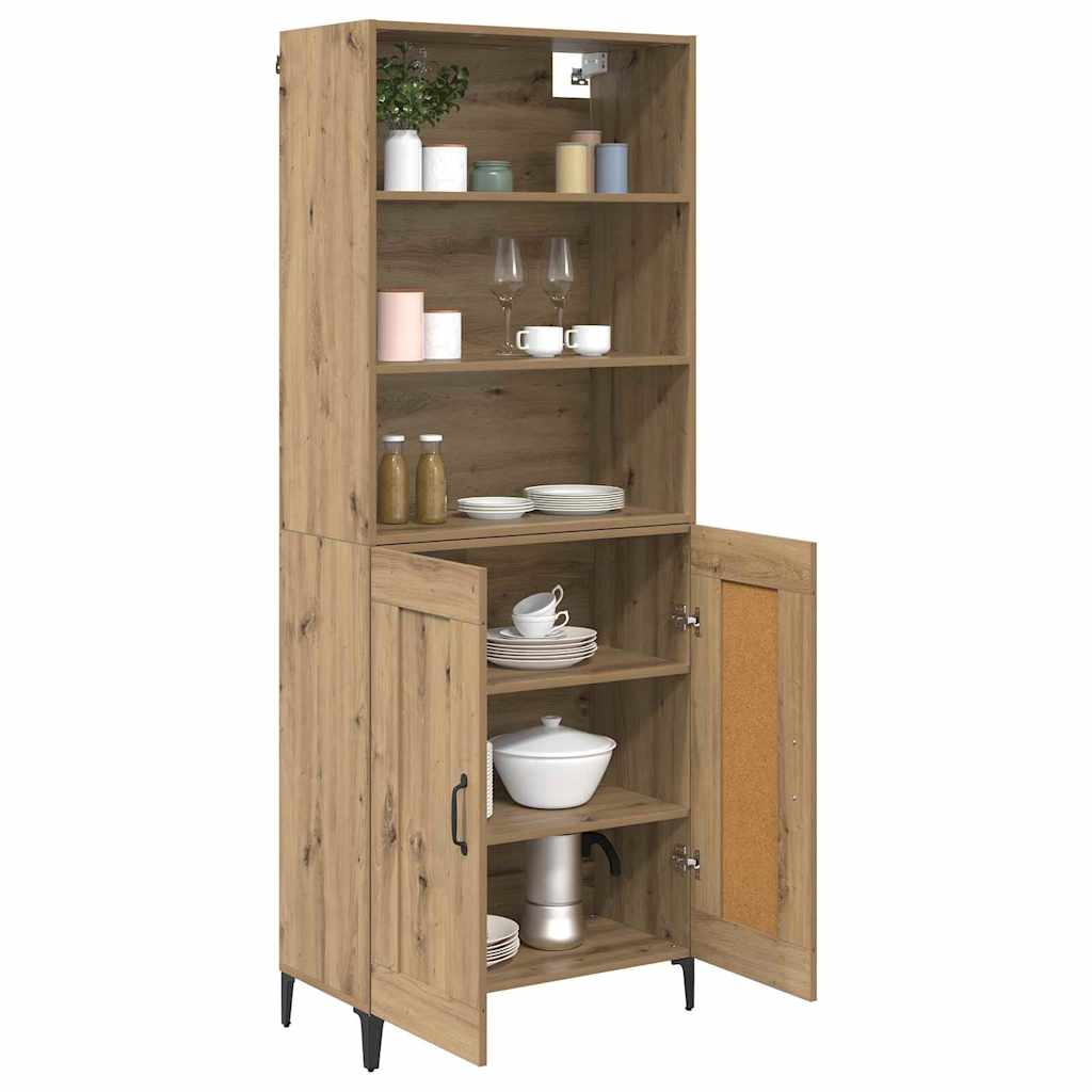 Highboard 2 pcs artisan eg 69,5 x 34 x 180 cm Konstrueret træ