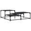 Sofabord Sort eg 107 x 107 x 40 cm Konstrueret træ