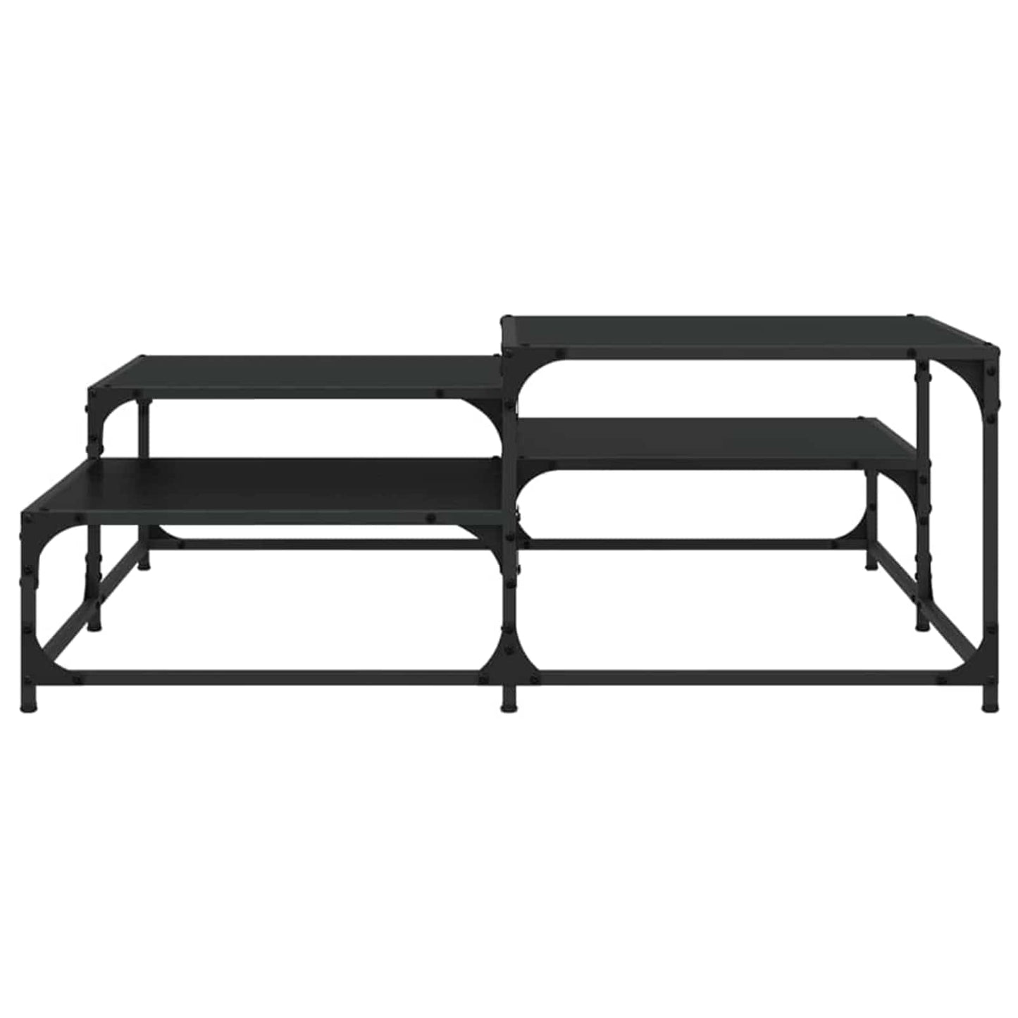 Sofabord Sort eg 107 x 107 x 40 cm Konstrueret træ