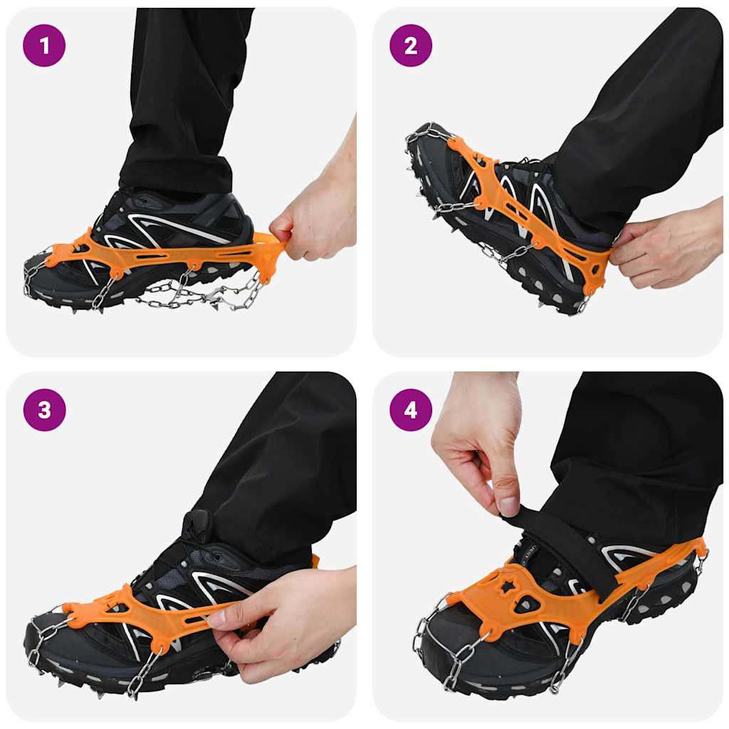 Isklæd til sko Orange XL