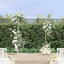 Bryllupsbue Hvid 150 x 49,5 x 200 cm Stål