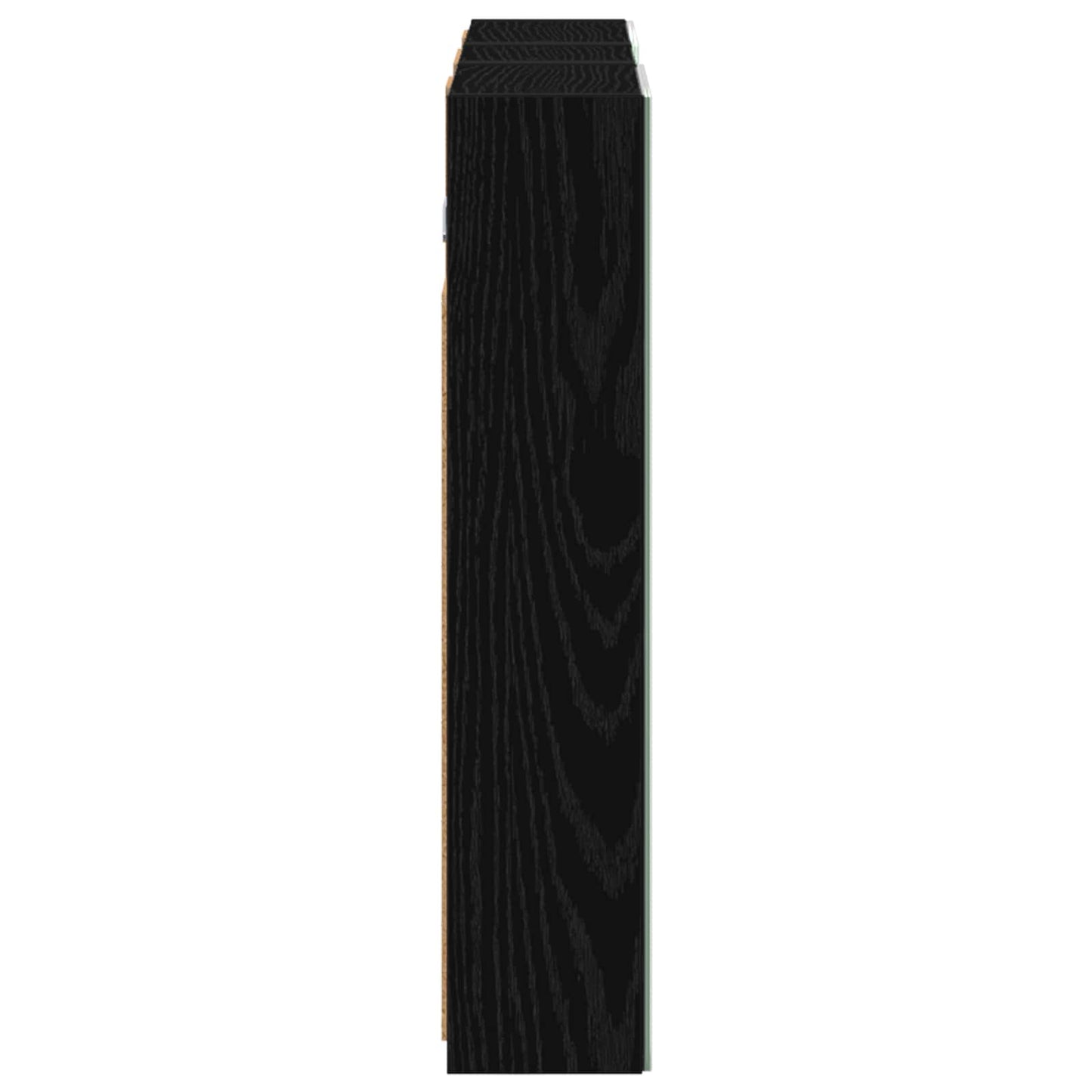 Badeværelsesskabsæt 3 stk. 80 x 10,5 x 50 cm Konstrueret træ