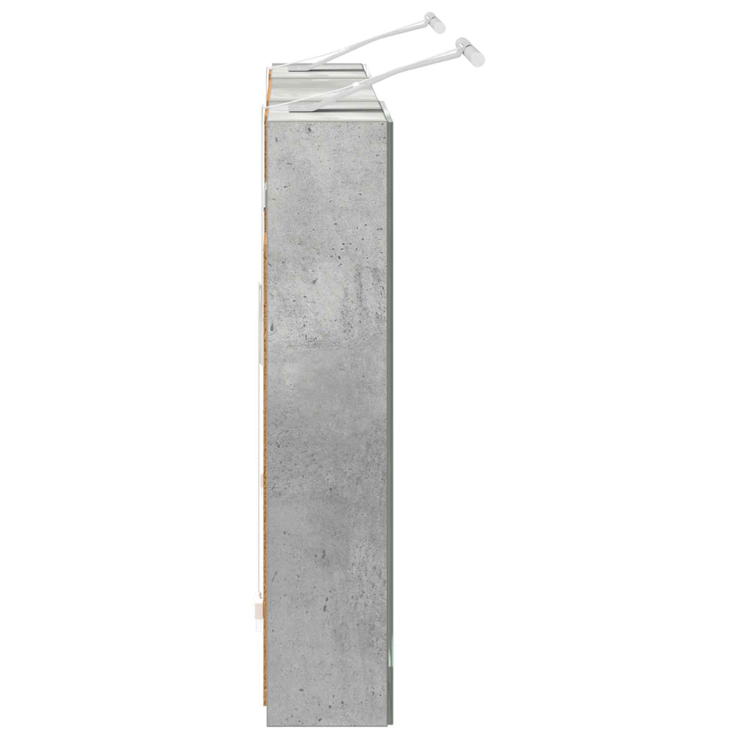 Badeværelsesskabsæt 3 stk. 100 x 10,5 x 50 cm Konstrueret træ
