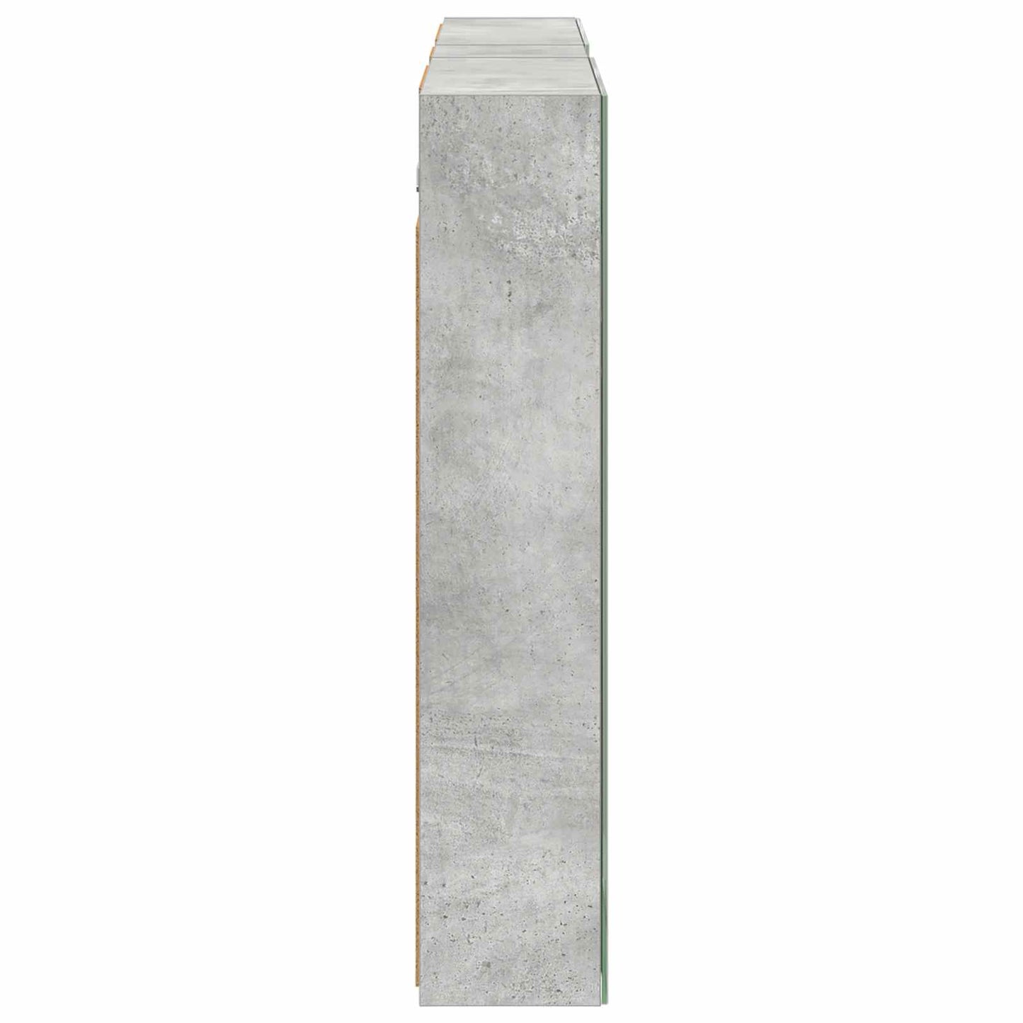 Badeværelsesskabsæt 3 stk. 120 x 14,5 x 70 cm Konstrueret træ