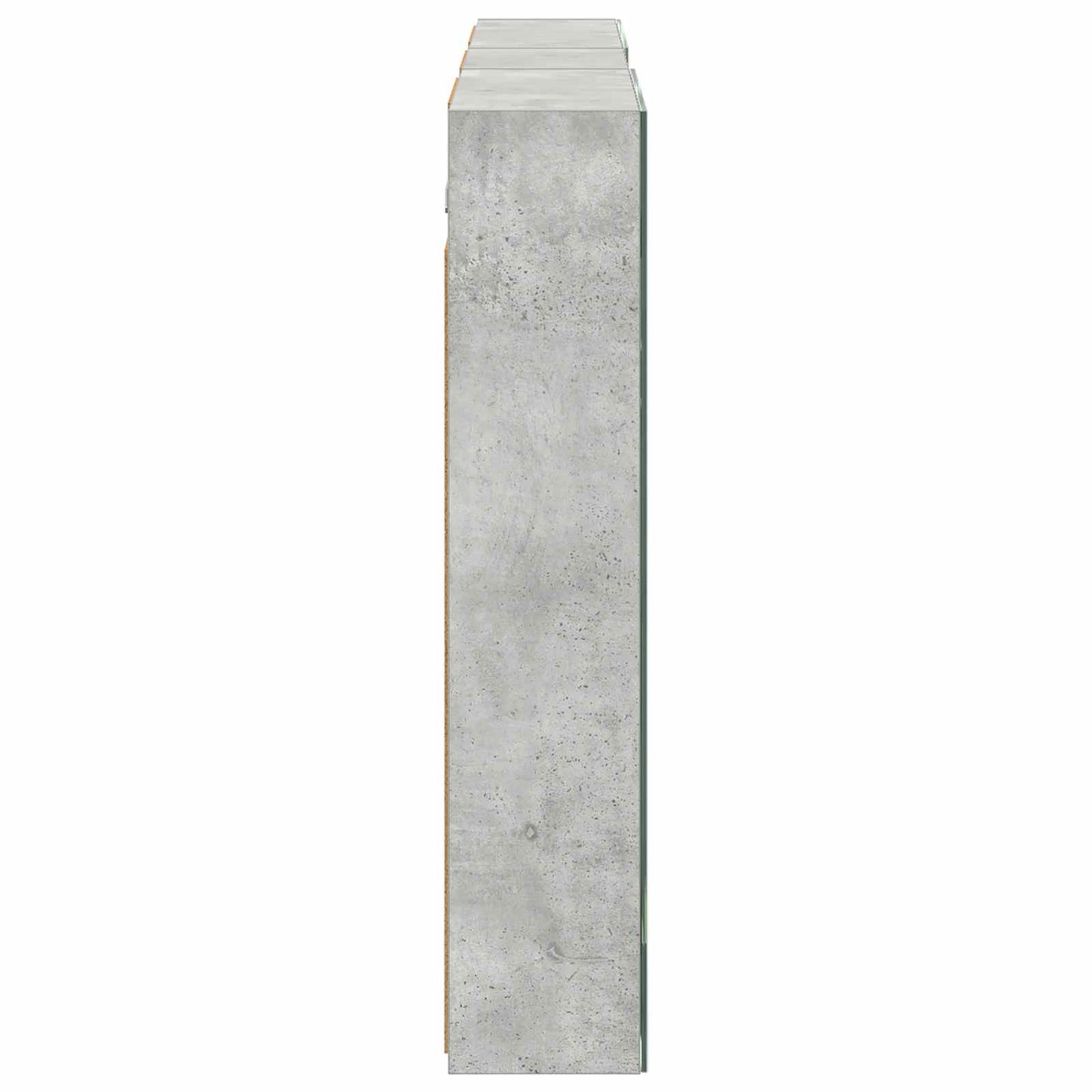 Badeværelsesskabsæt 3 stk. 130 x 14,5 x 70 cm Konstrueret træ