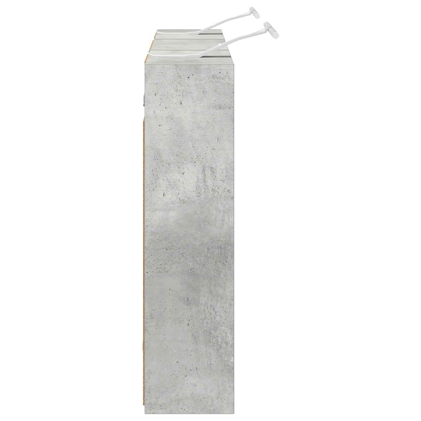 Badeværelsesskabsæt 3 stk. 126 x 16 x 62.5 cm Konstrueret træ