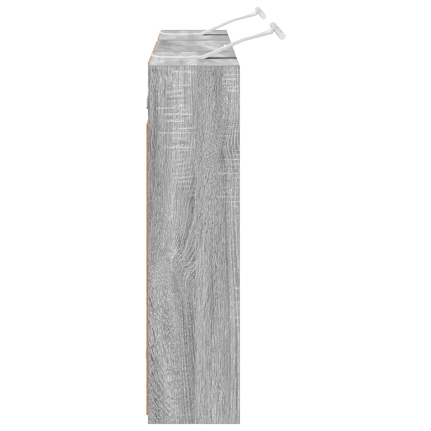 Badeværelsesskabsæt 3 stk. 126 x 16 x 62.5 cm Konstrueret træ