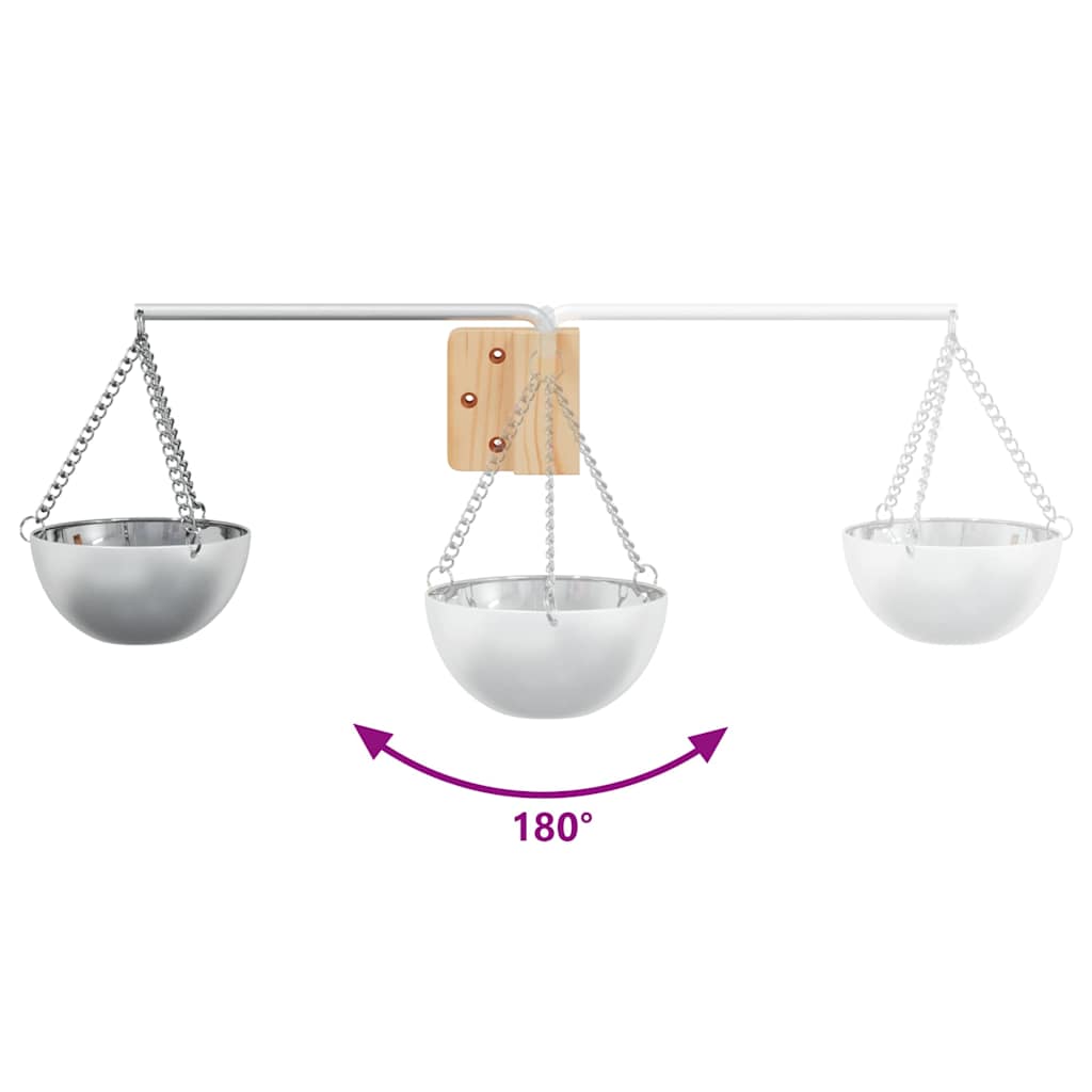 Sauna tilbehørs sæt 5 pcs Sort Aluminium og massivt fyrretræ