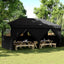 Party Tent 292 x 580 x 315 cm Sort Oxford stof