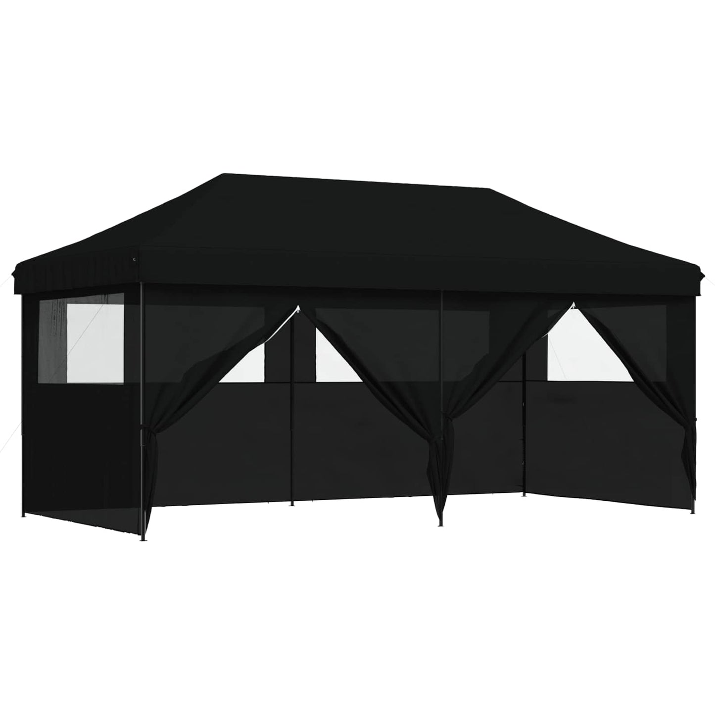 Party Tent 292 x 580 x 315 cm Sort Oxford stof