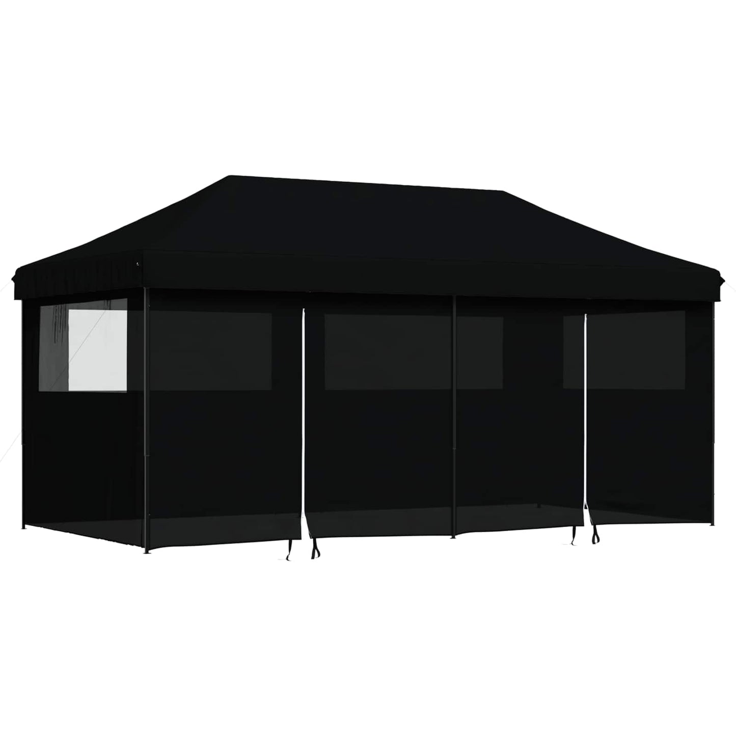 Party Tent 292 x 580 x 315 cm Sort Oxford stof