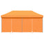 Party Tent 292 x 580 x 315 cm Orange Oxford stof