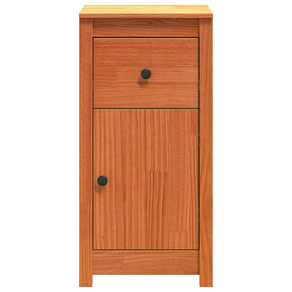 Sideboard Voks brun 39 x 34,5 x 80 cm Massiv fyrretræ