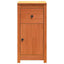 Sideboard 2 pcs Voks brun 39 x 34,5 x 80 cm Massiv fyrretræ