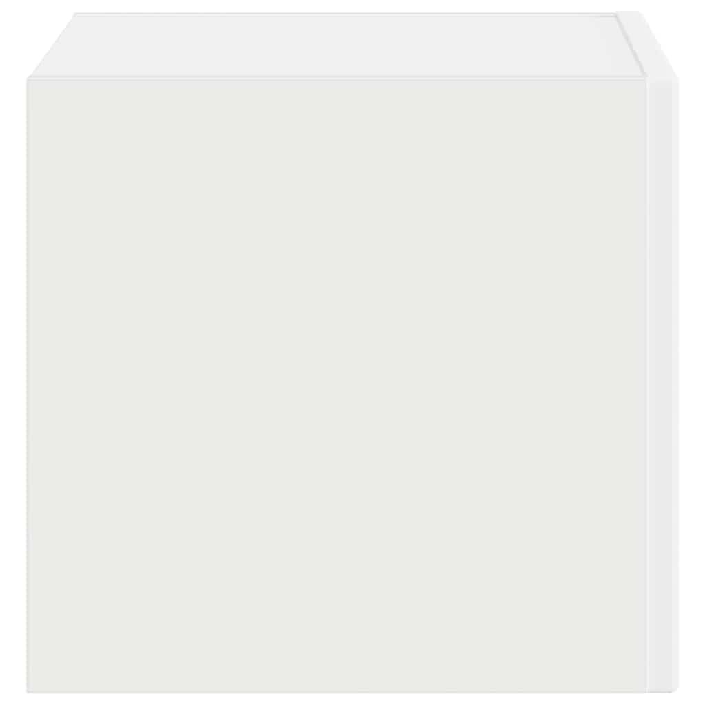 TV vægskab Vægmonteret Hvid 39 x 31 x 29,5 cm Konstrueret træ