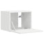 TV vægskab 2 pcs Hvid 39 x 31 x 29,5 cm Konstrueret træ