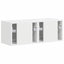 TV vægskab 2 pcs Hvid 39 x 31 x 29,5 cm Konstrueret træ