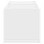 TV vægskab 2 pcs Hvid 39 x 31 x 29,5 cm Konstrueret træ