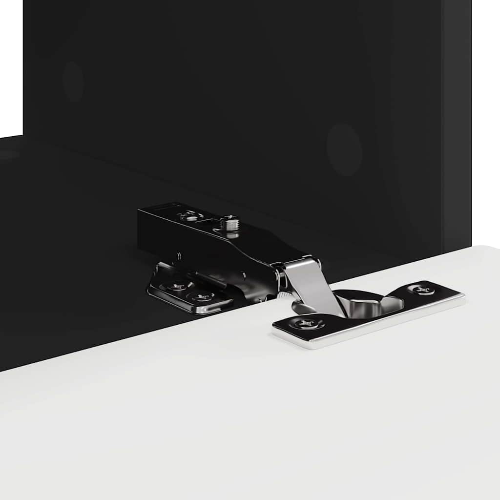 TV vægskab Vægmonteret Sort 39 x 31 x 29,5 cm Konstrueret træ