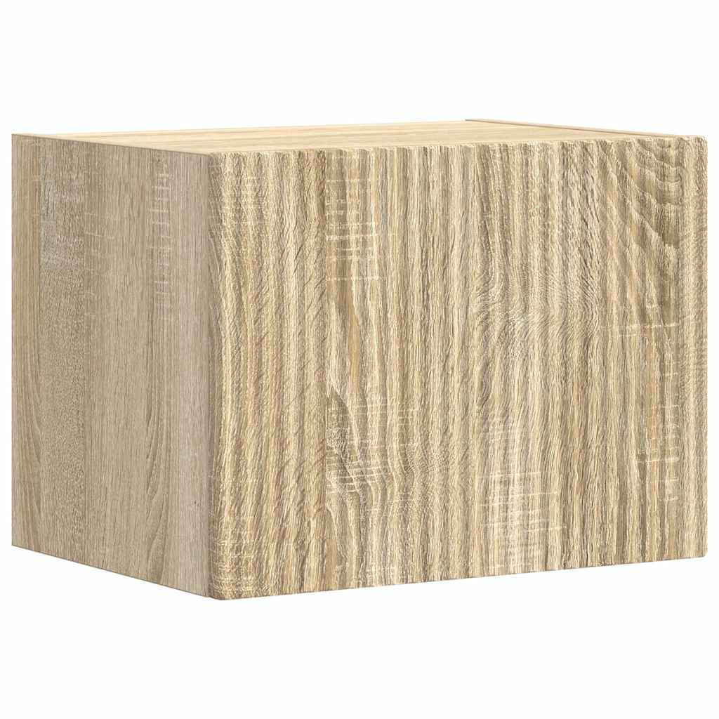 TV vægskab Vægmonteret Sonoma 39 x 31 x 29,5 cm Konstrueret træ