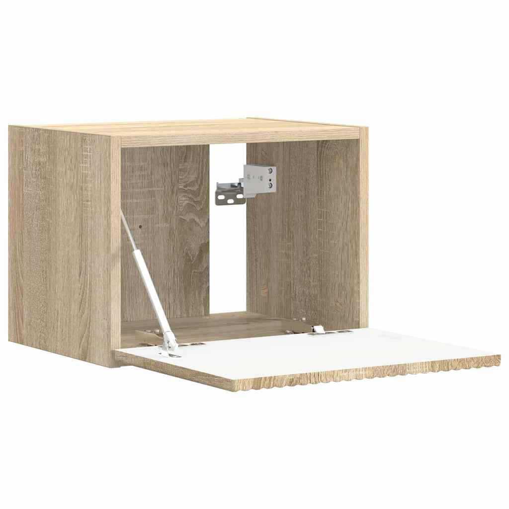 TV vægskab Vægmonteret Sonoma 39 x 31 x 29,5 cm Konstrueret træ