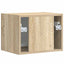 TV vægskab Vægmonteret Sonoma 39 x 31 x 29,5 cm Konstrueret træ