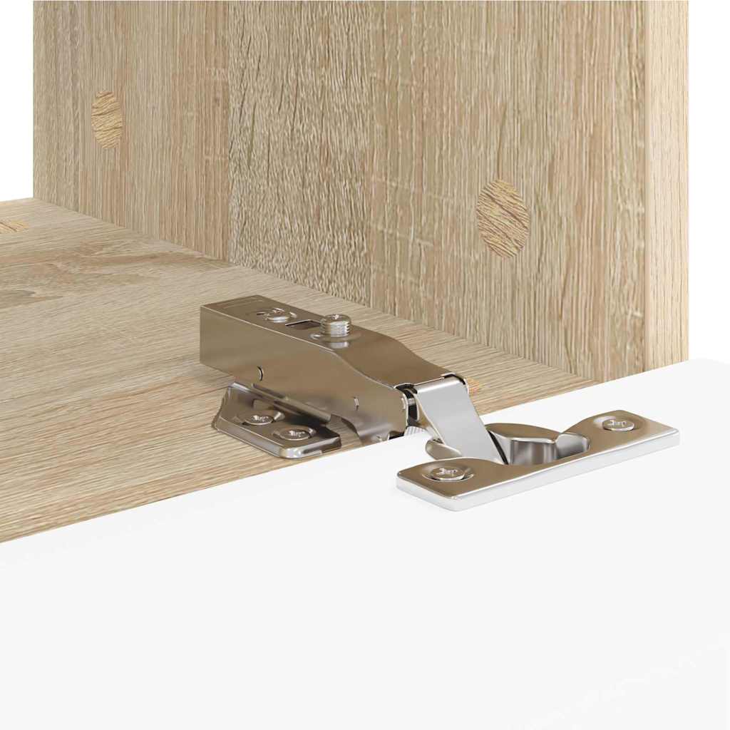 TV vægskab 2 pcs Sonoma 39 x 31 x 29,5 cm Konstrueret træ
