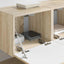 TV vægskab 2 pcs Sonoma 39 x 31 x 29,5 cm Konstrueret træ