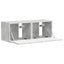 TV vægskab 2 pcs Beton 39 x 31 x 29,5 cm Konstrueret træ
