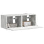 TV vægskab 2 pcs Beton 39 x 31 x 29,5 cm Konstrueret træ