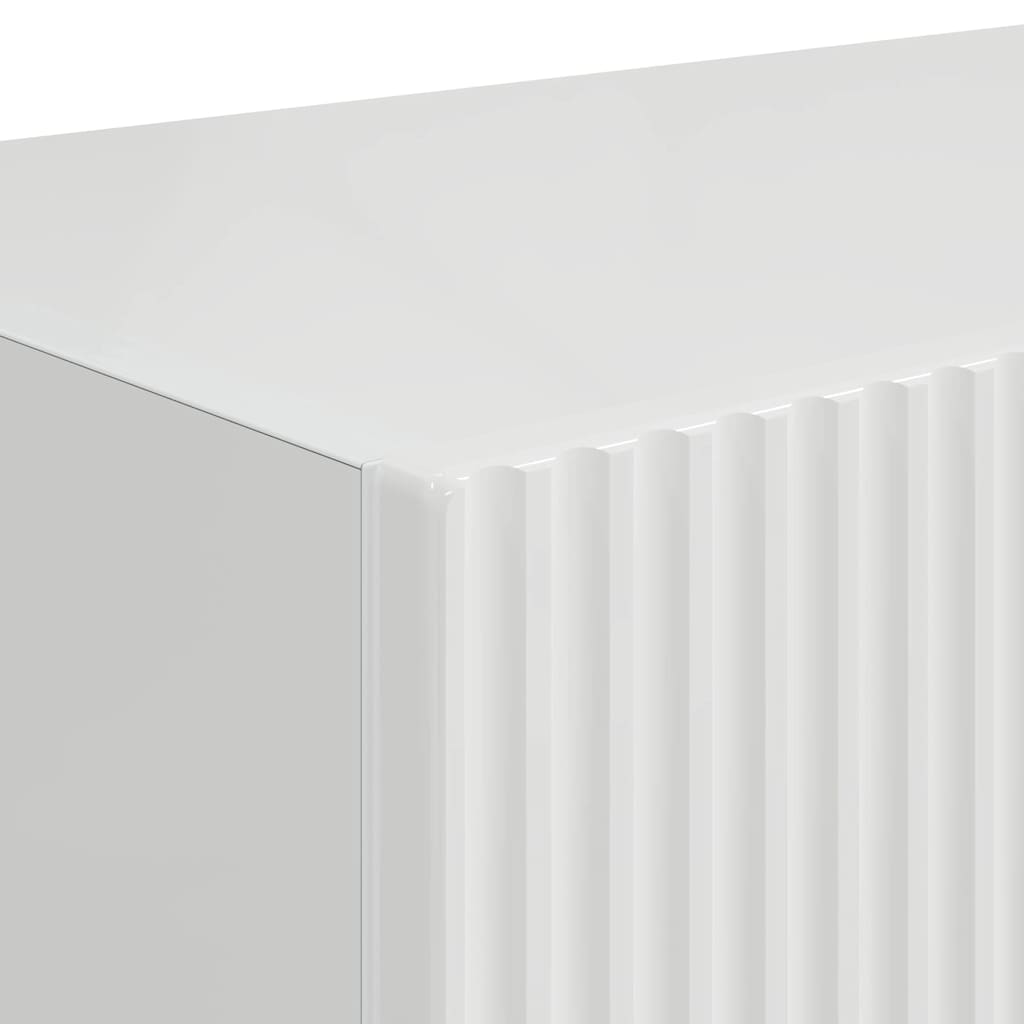 TV vægskab Gloss Hvid 39 x 31 x 29,5 cm Konstrueret træ