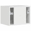 TV vægskab Gloss Hvid 39 x 31 x 29,5 cm Konstrueret træ
