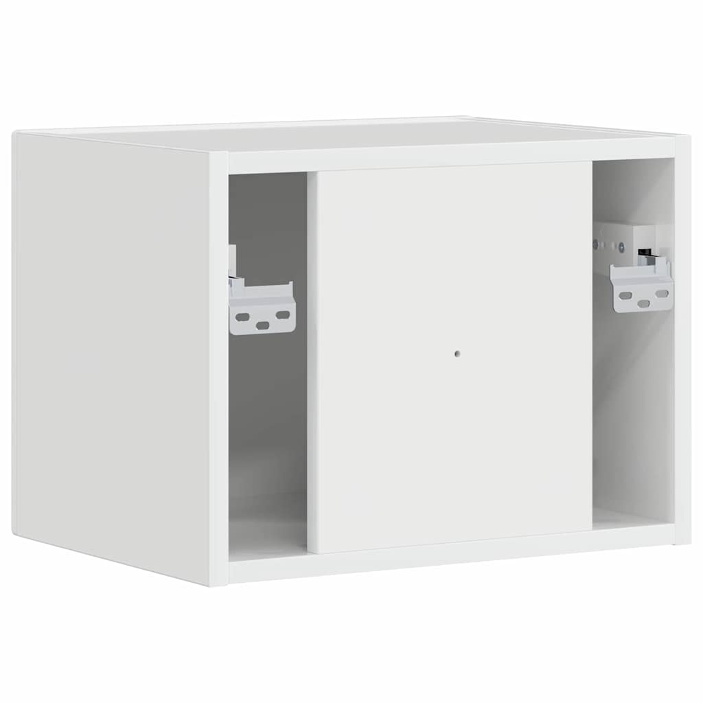 TV vægskab Gloss Hvid 39 x 31 x 29,5 cm Konstrueret træ